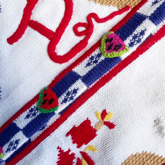 Vintage Berek 2 Picnic Cardigan - Picture 6 of 13